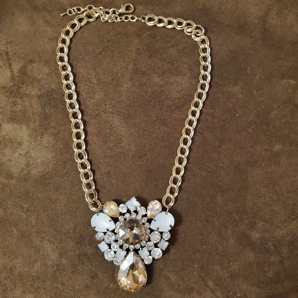 Gorgeous Gold and Rhinestone Statement Piece